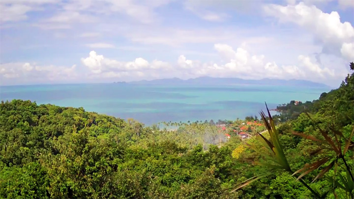 Онлайн веб-камера на вилле «Lookout Samui»